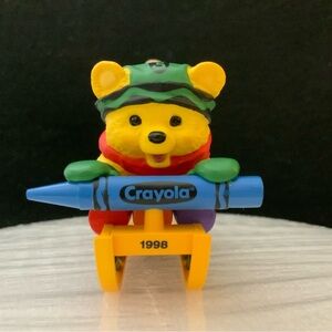 Hallmark Keepsake Bright Sledding Colors 1998 Ornament No Hallmark Box
